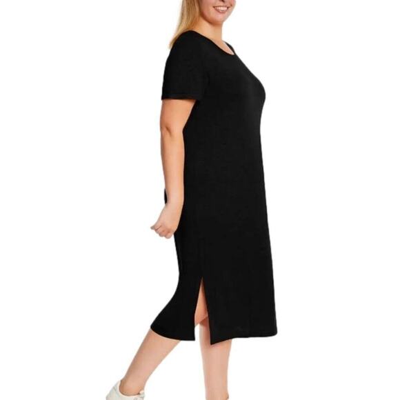 Jessica Simpson Women's Midi Casual Dresses Black Pink 2X NWT 2 Dresses! - Picture 7 of 9